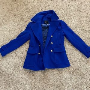 J. Crew Blue Wool Jacket